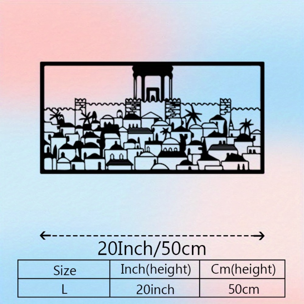 CIFBUY Metal Wall Art Jerusale - Art & Craft Teacher Vacancy review and price