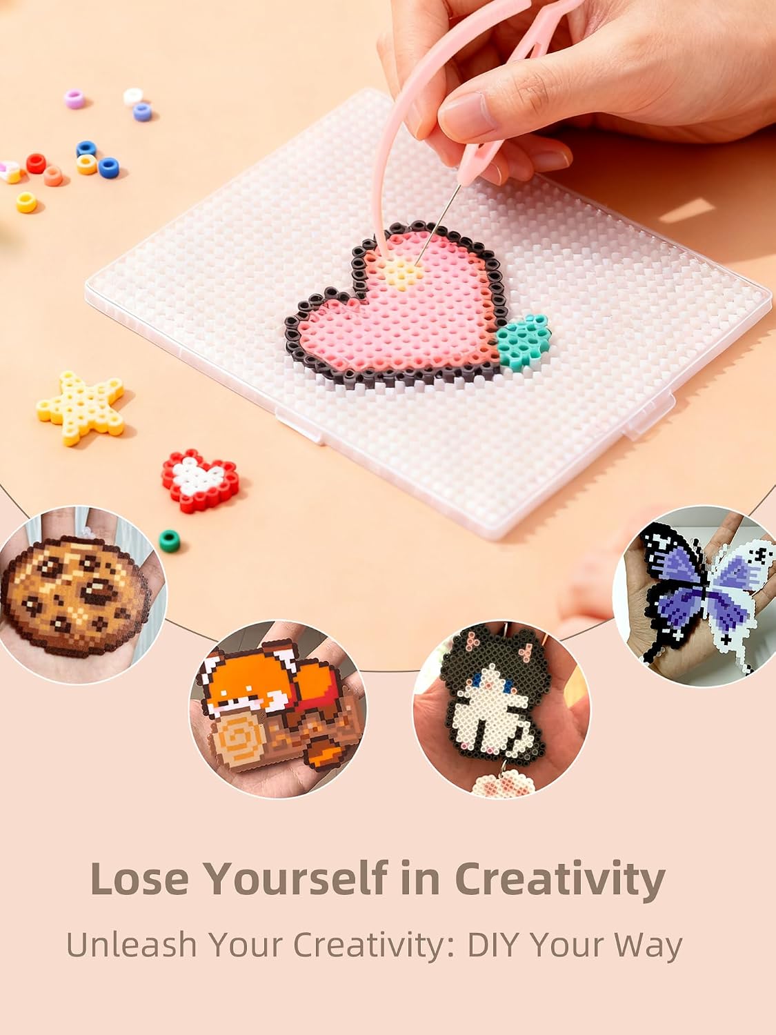 Fuse Beads Kit-Easy DIY-96 Col - Art Craft Gifts review and price