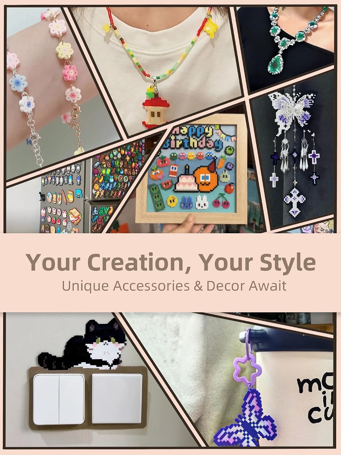 Fuse Beads Kit-Easy DIY-96 Col - Art Craft Gifts review and price